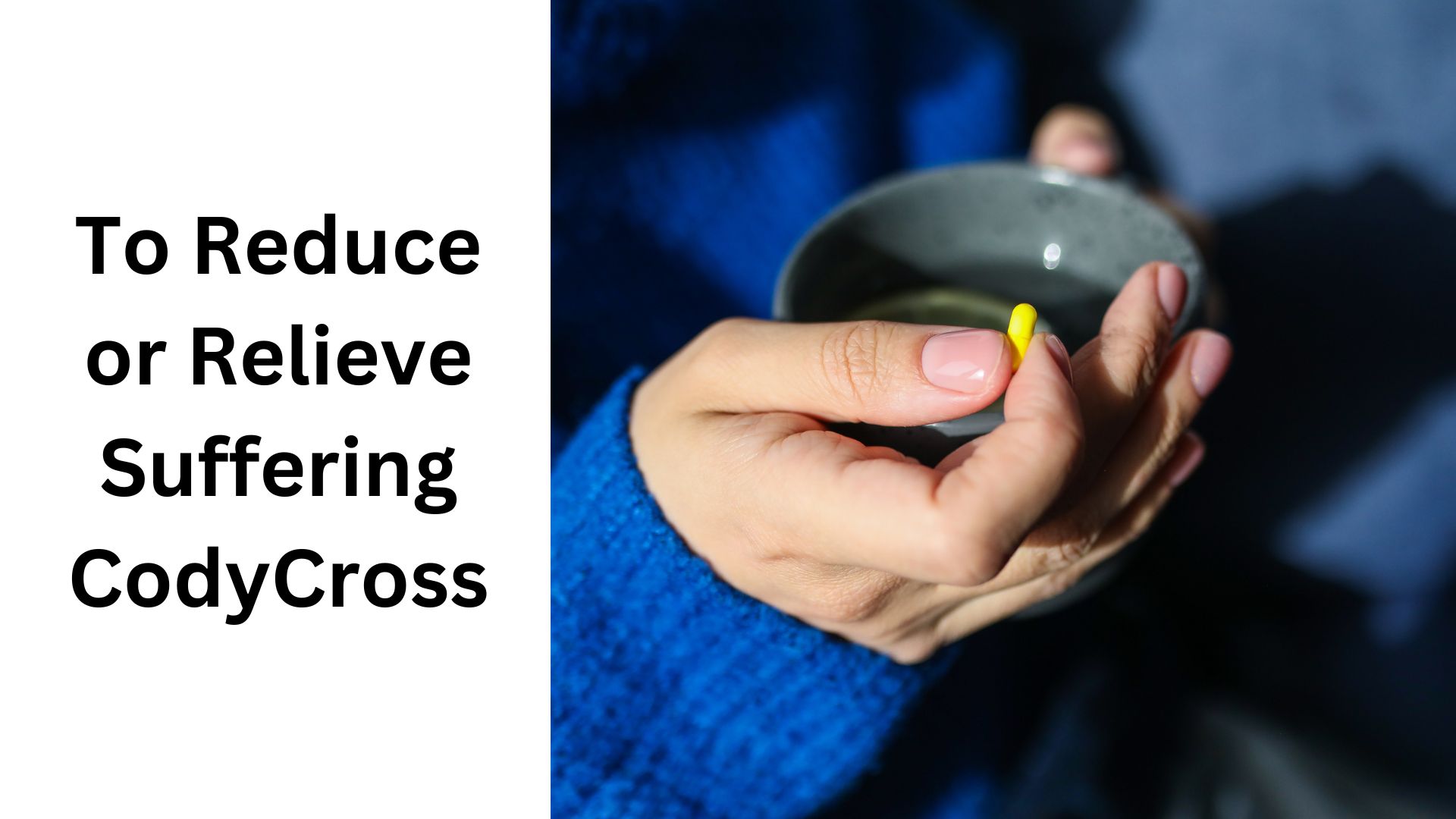 To Reduce or Relieve Suffering CodyCross