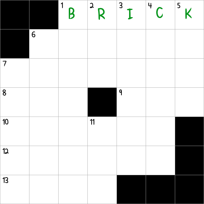 Lego piece NYT Crossword Clue