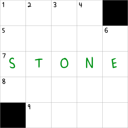 Material for a mason
