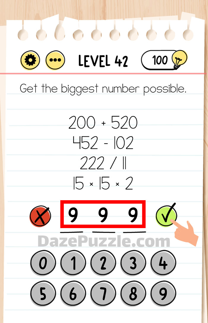 brain test level 42 new