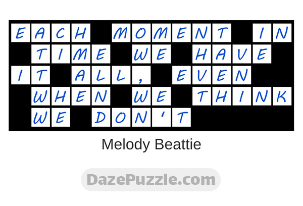 puzzle page quote slide 24 october 2024 answer