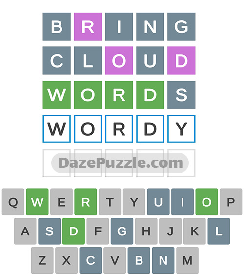 puzzle page wordy 27 october 2024 answer