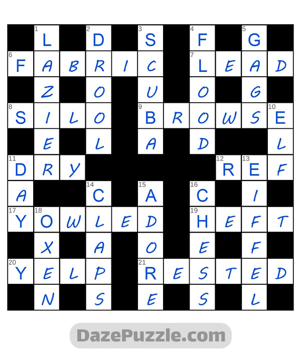 puzzle page crossword 15 november 2024 answer