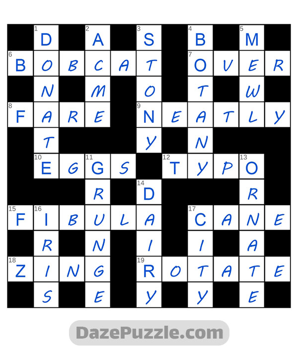 puzzle page crossword 4 november 2024 answer