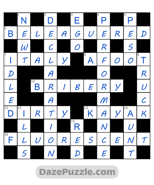 puzzle page crossword 5 november 2024 answer