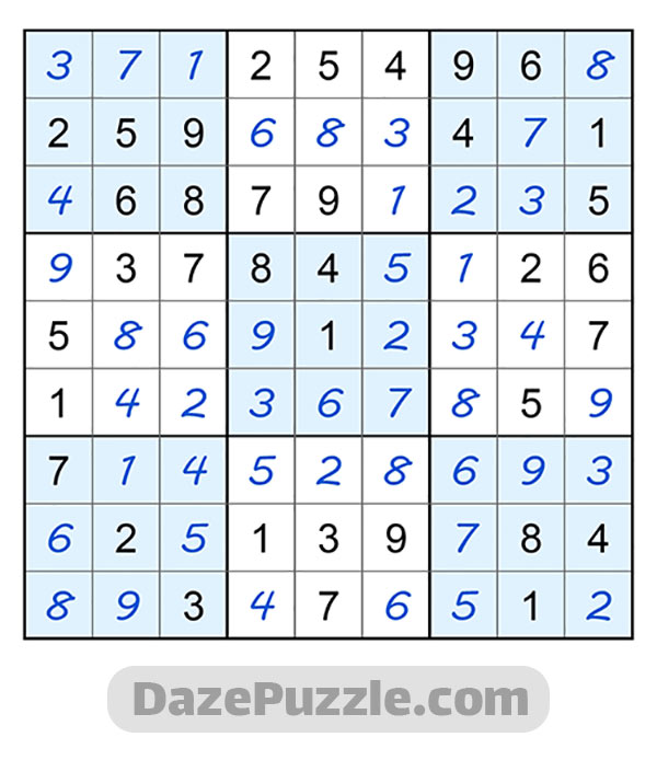 puzzle page sudoku 7 november 2024 answer