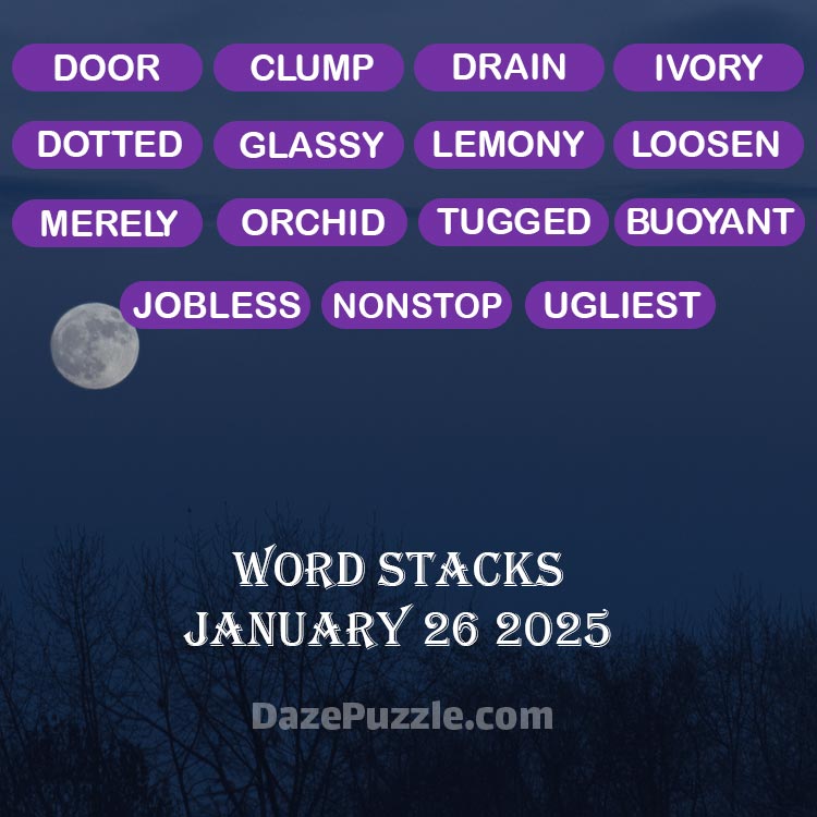 word stacks january 26 2025
