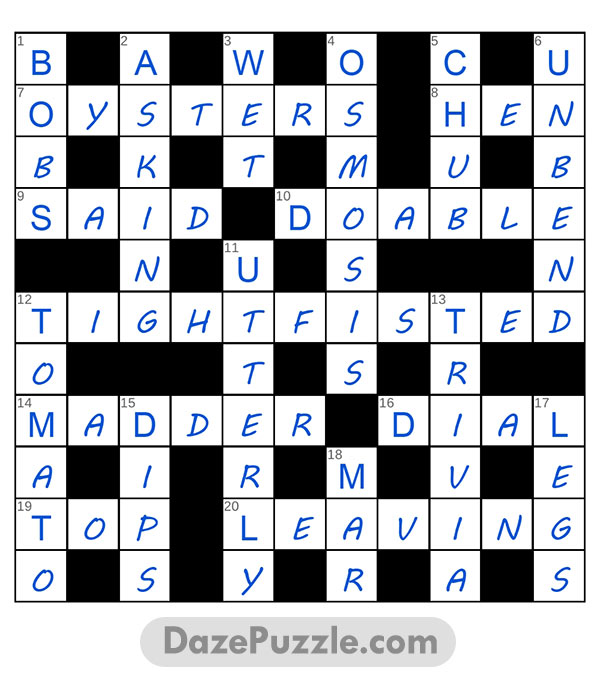 puzzle page crossword 12 february 2025 answer