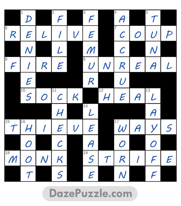 puzzle page crossword 24 february 2025 answer