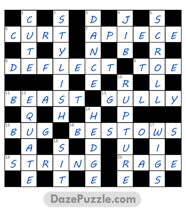 puzzle page crossword 7 february 2025 answer