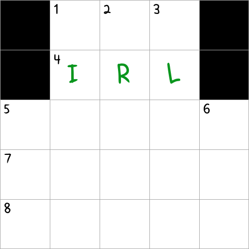 Not online, per modern shorthand