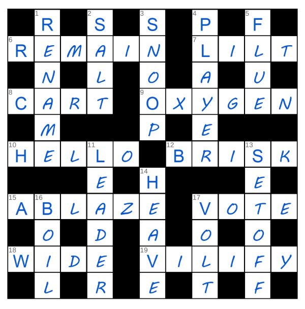 puzzle page crossword 8 march 2025 answer