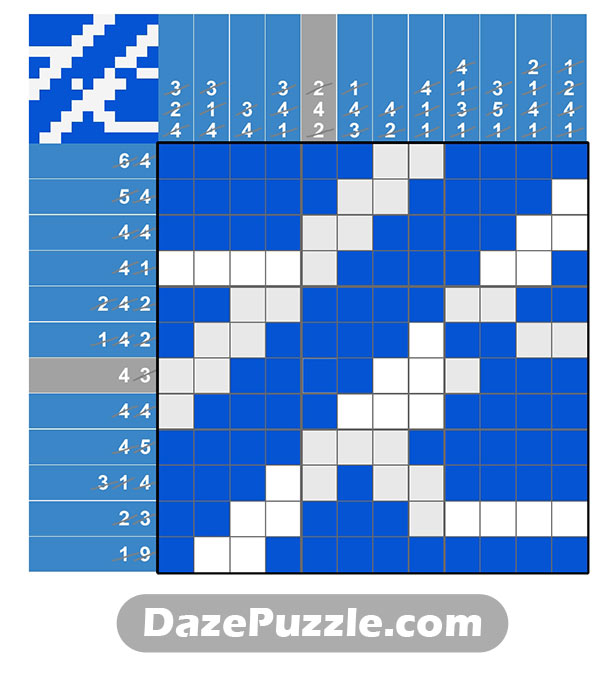 puzzle page picture cross 23 april 2025 answer