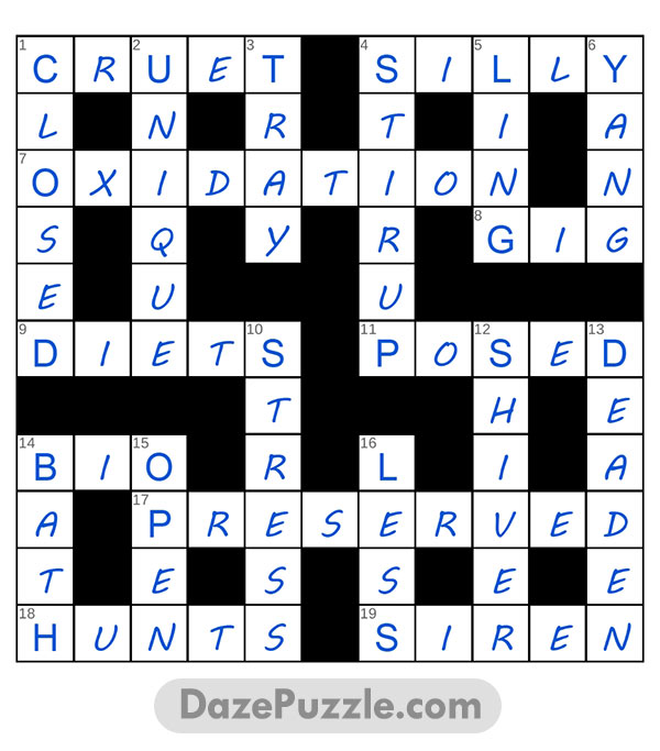 puzzle page crossword 15 may 2025 answer