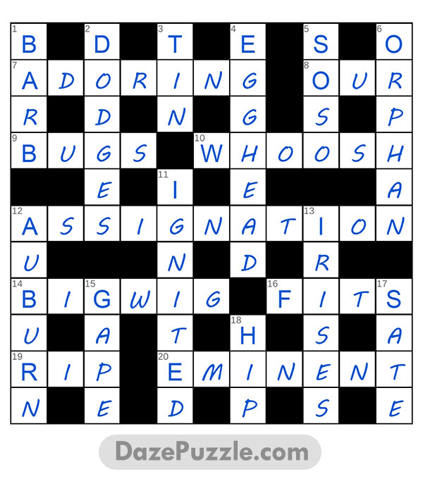 puzzle page crossword 28 may 2025 answer