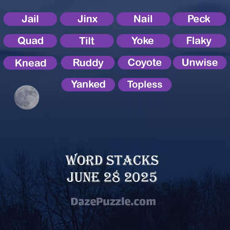 word stacks june 28 2025