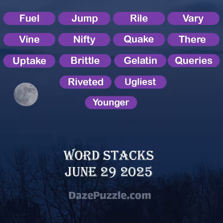 word stacks june 29 2025