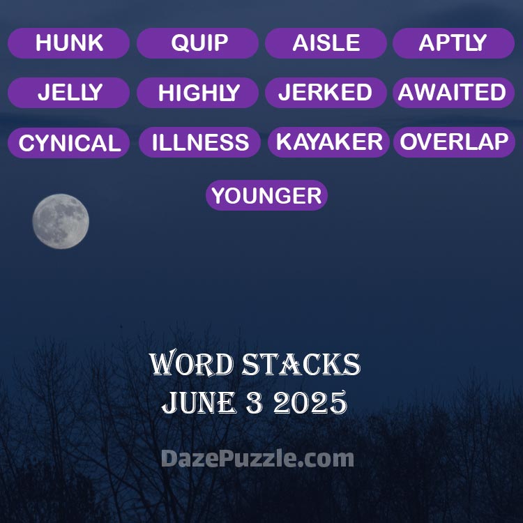 word stacks june 3 2025