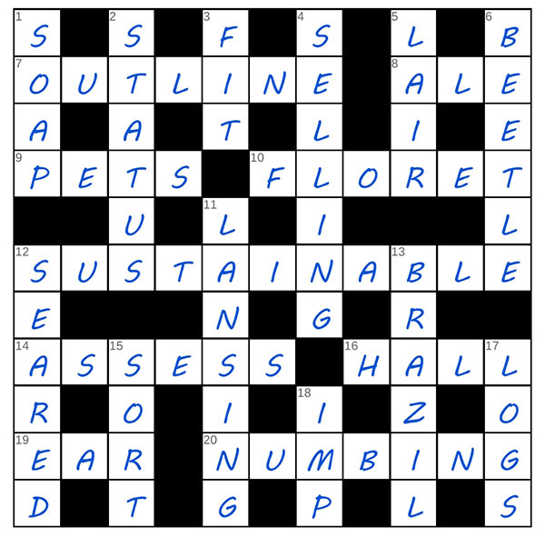 puzzle page crossword 11 august 2025 answer