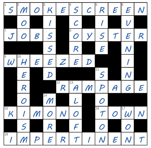 puzzle page crossword 30 august 2025