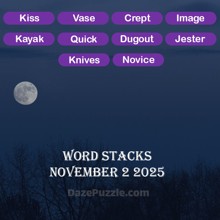 word stacks november 2 2025