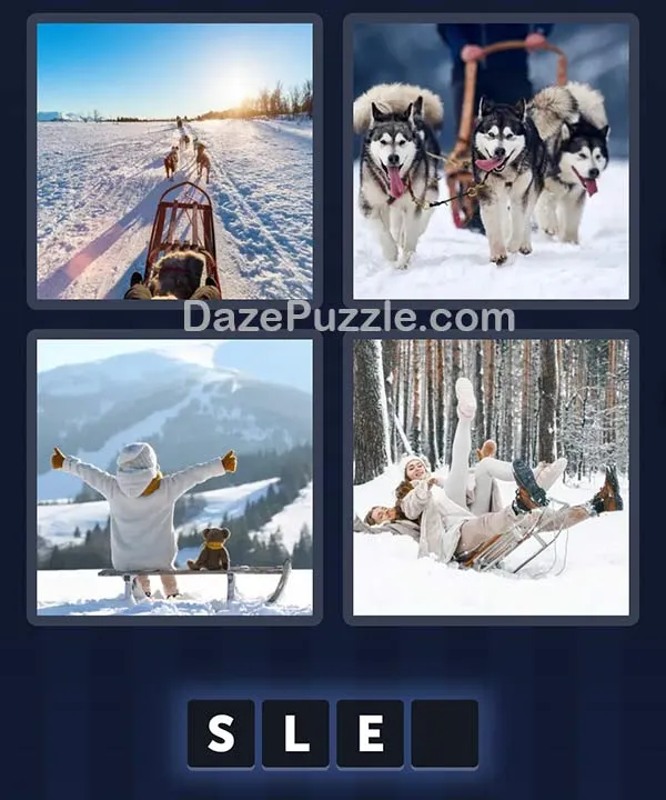 4 Pics 1 Word daily puzzle pictures