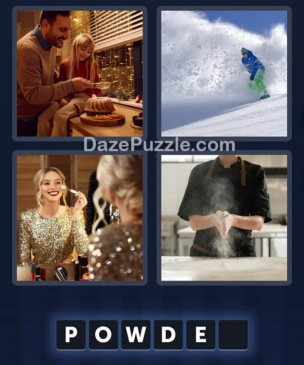 4 Pics 1 Word bonus puzzle pictures
