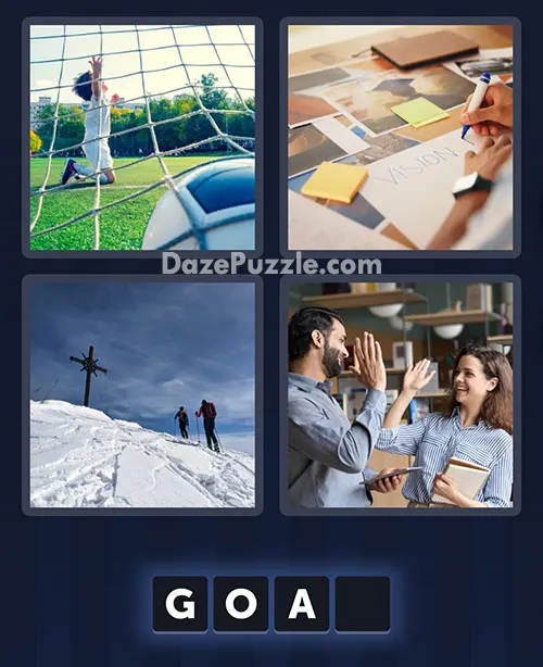 4 Pics 1 Word daily puzzle pictures