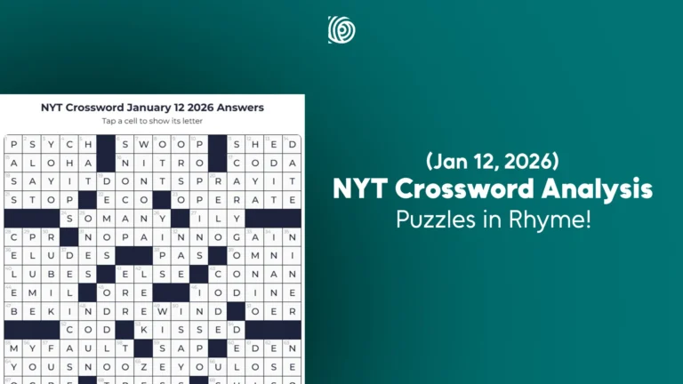 NYT Crossword Analysis Jan 12
