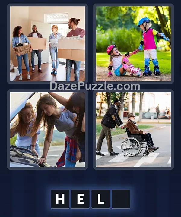 4 Pics 1 Word bonus puzzle pictures