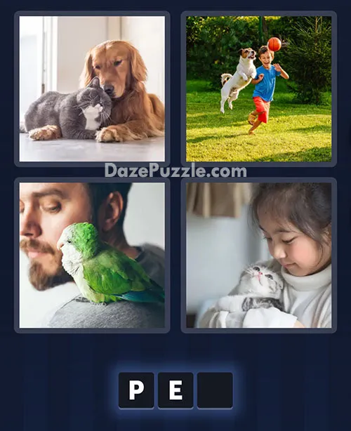 4 Pics 1 Word daily puzzle pictures