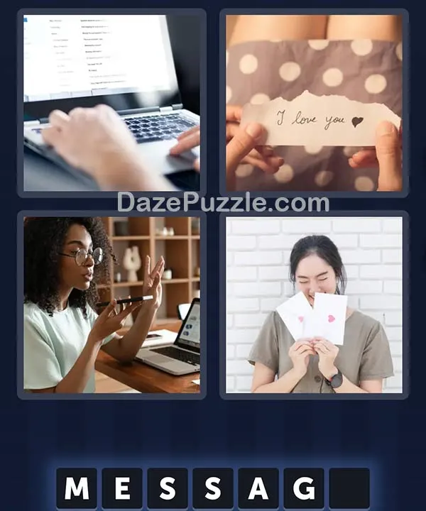 4 Pics 1 Word daily puzzle pictures
