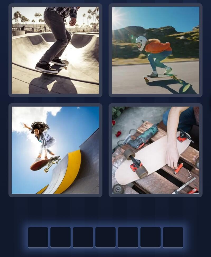 4 Pics 1 Word bonus puzzle pictures