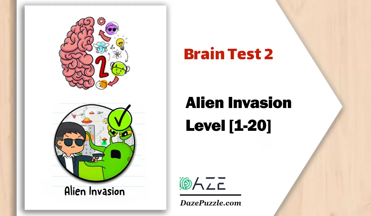 Brain Test 2 Alien Invasion Answers All Levels [1-20]