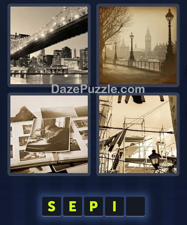 4 Pics 1 Word bonus puzzle pictures