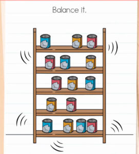 Brain Test Level 606 Balance it - Balance it.