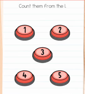 Brain Test Level 608 Count them from the lowest to highest - Count them from the lowest to highest.