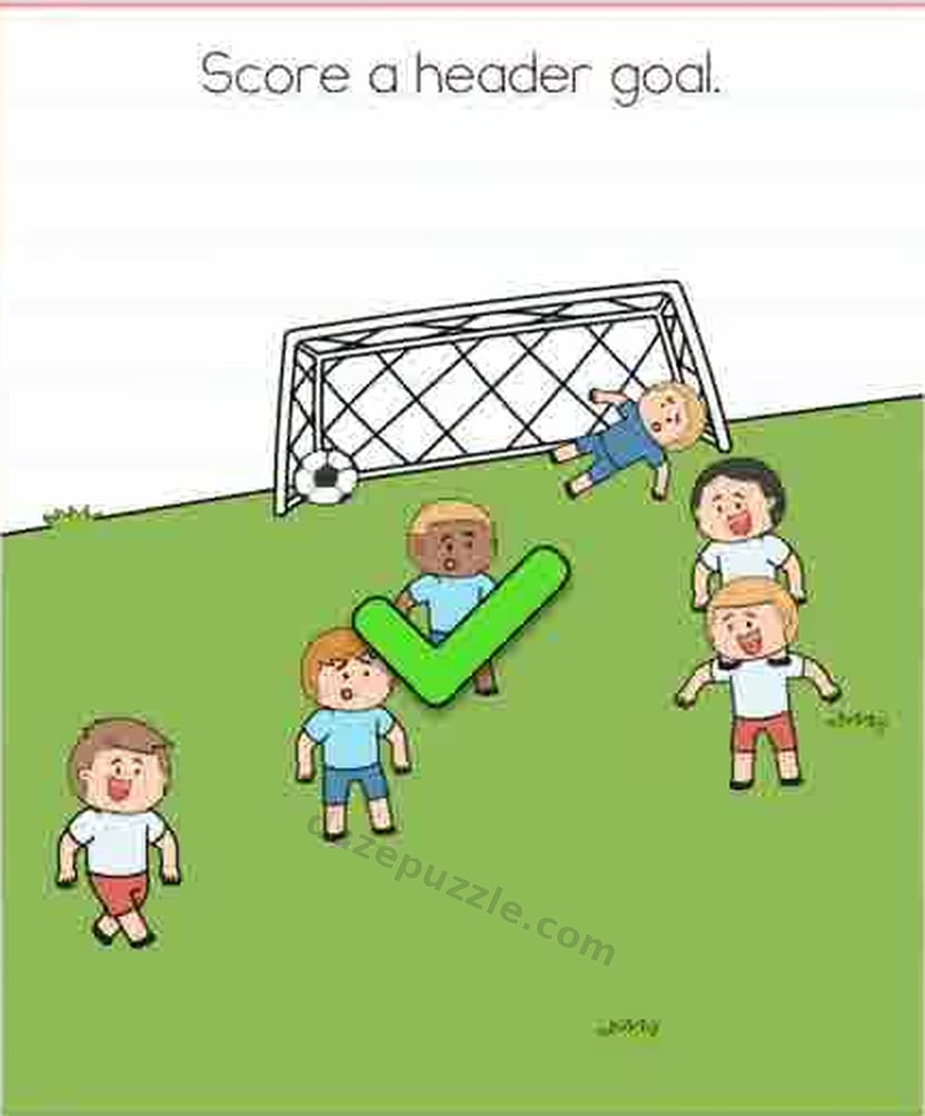 Brain Test Level 568 answer showing the completed header goal and green success check
