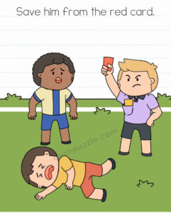 Brain Test Level 570 Save him from the red card puzzle