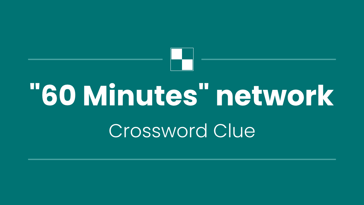 "60 Minutes" network