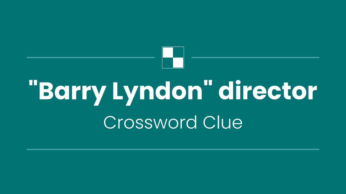 "Barry Lyndon" director