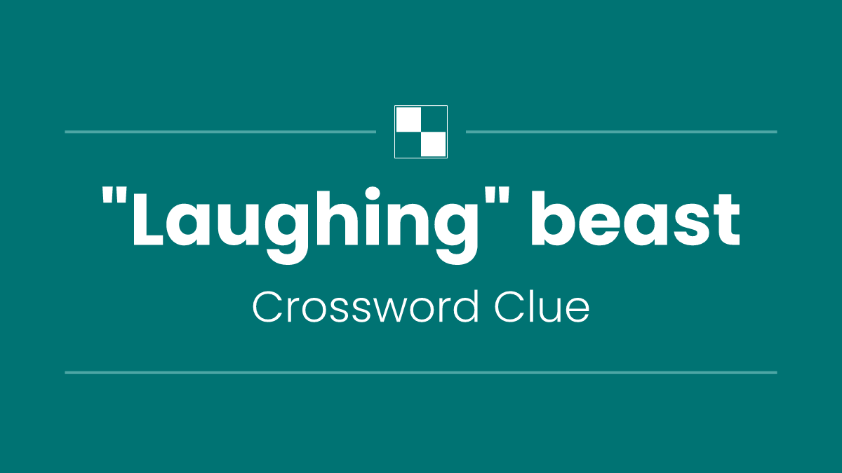 "Laughing" beast