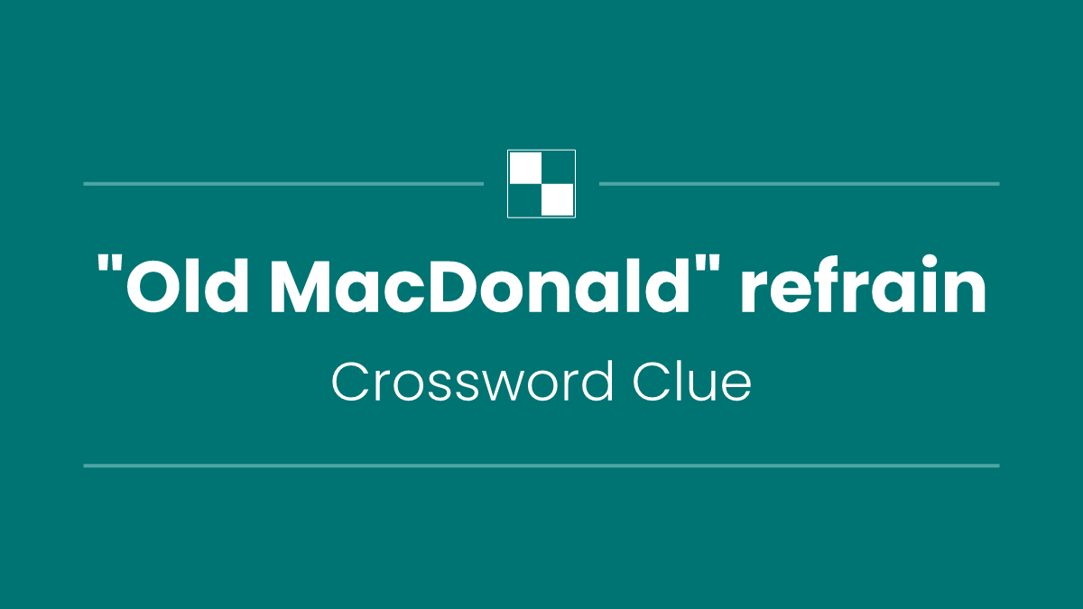 "Old MacDonald" refrain