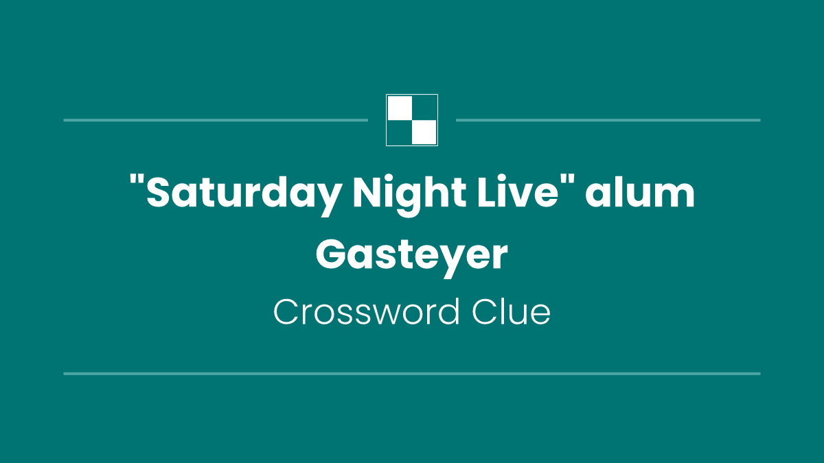 "Saturday Night Live" alum Gasteyer