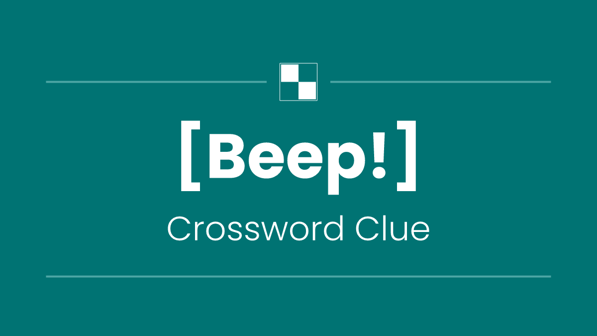 [Beep!]