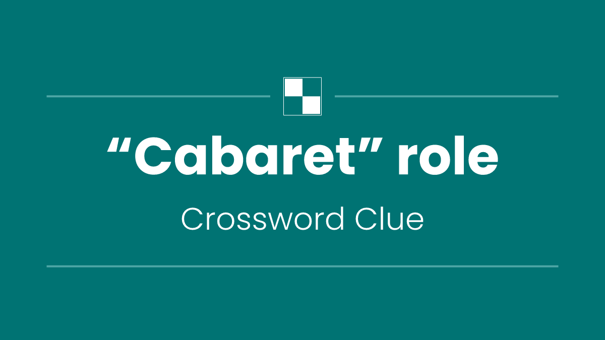“Cabaret” role