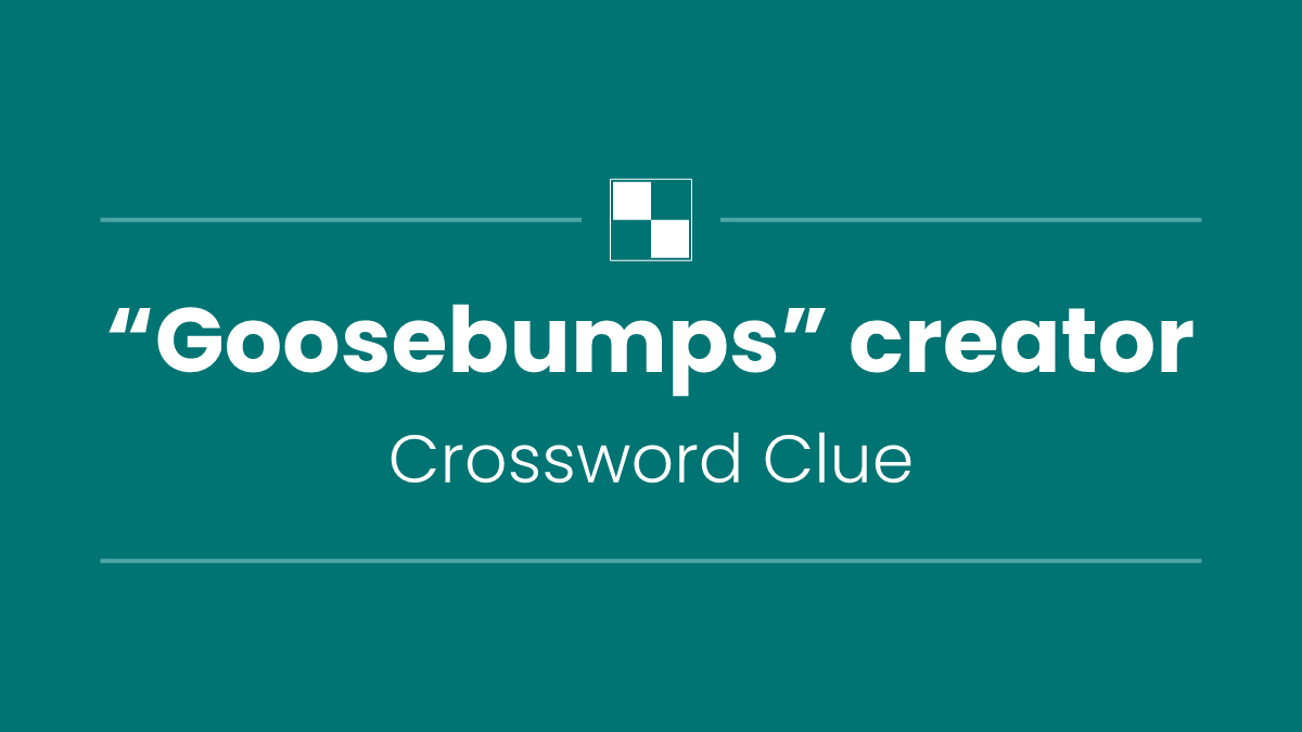 “Goosebumps” creator
