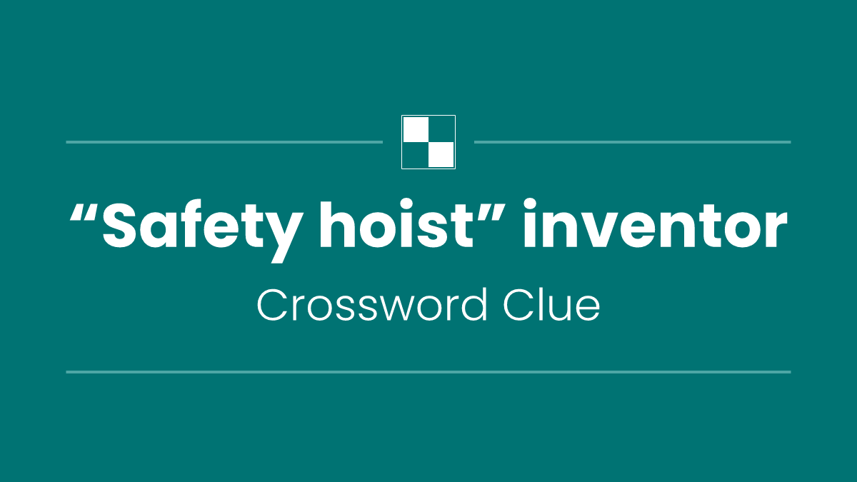 “Safety hoist” inventor