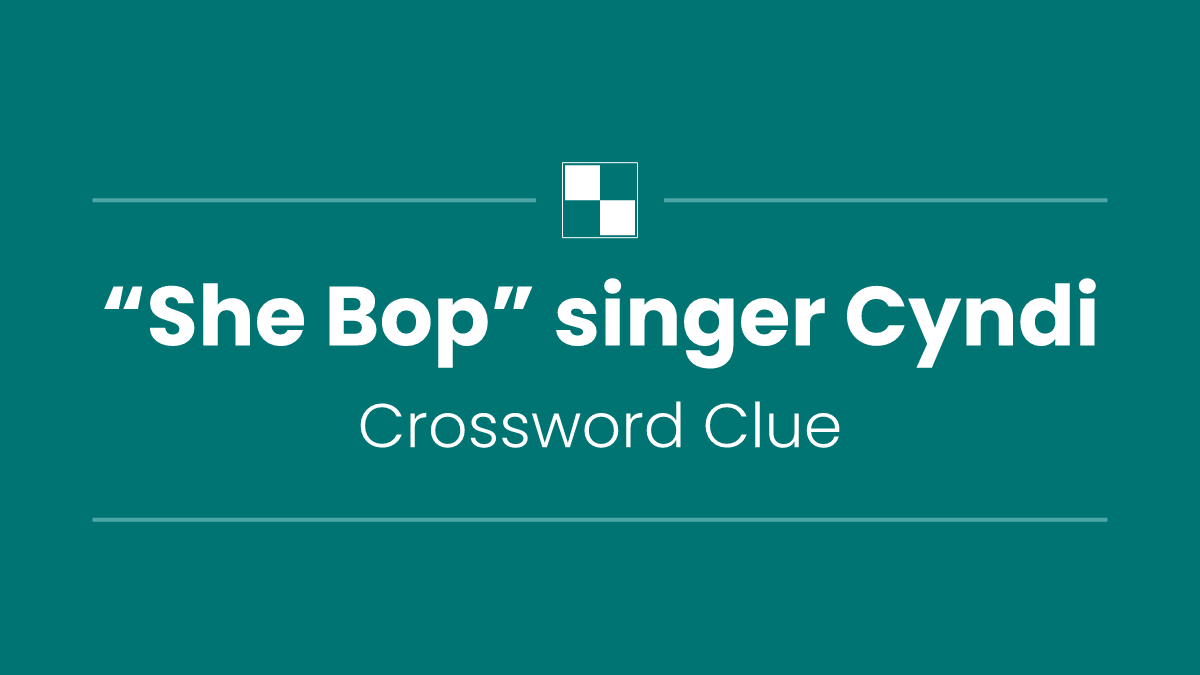 “She Bop” singer Cyndi