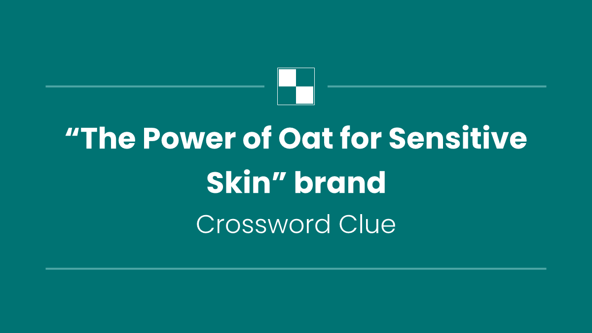“The Power of Oat for Sensitive Skin” brand